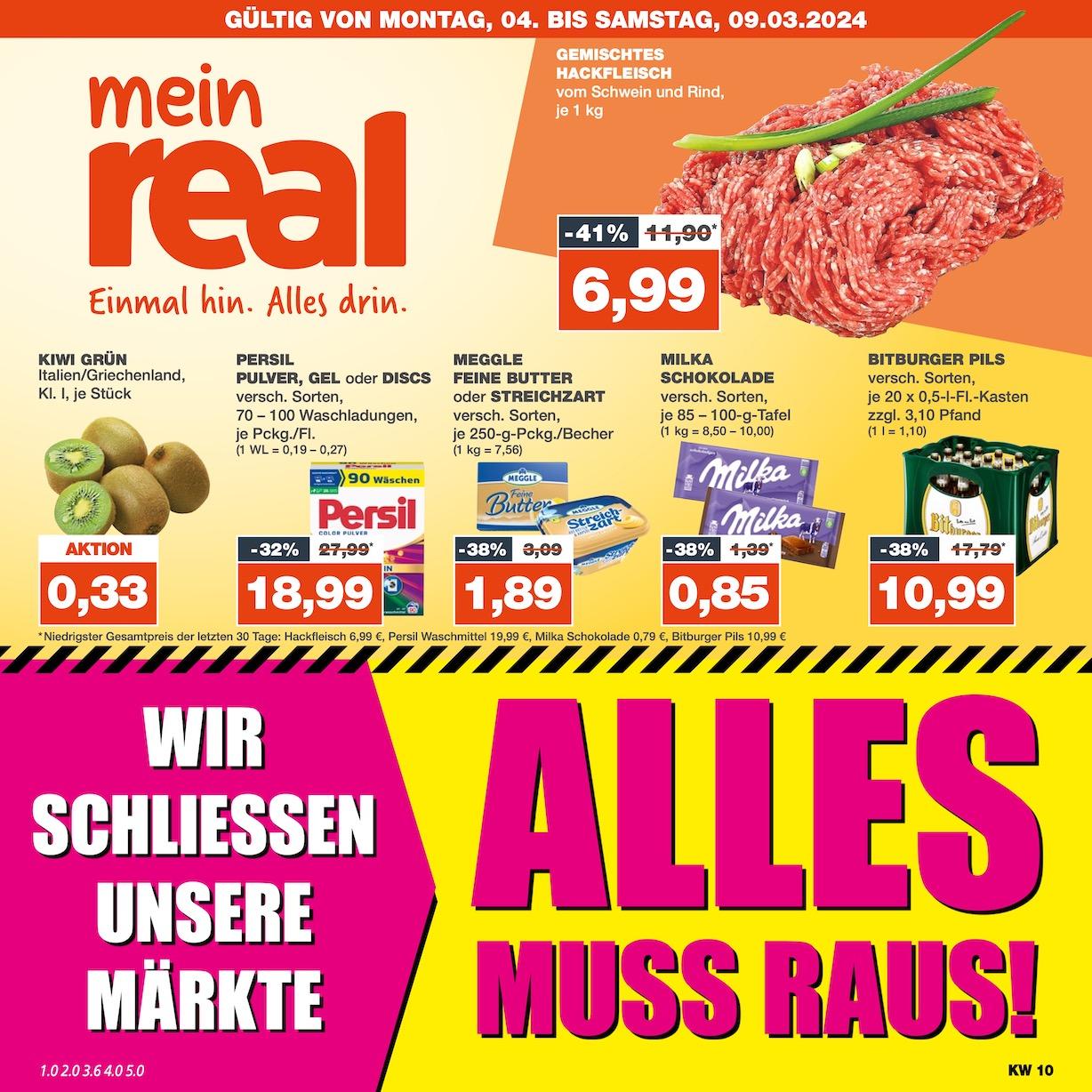Real Aktueller Prospekt ab Montag Seite 1