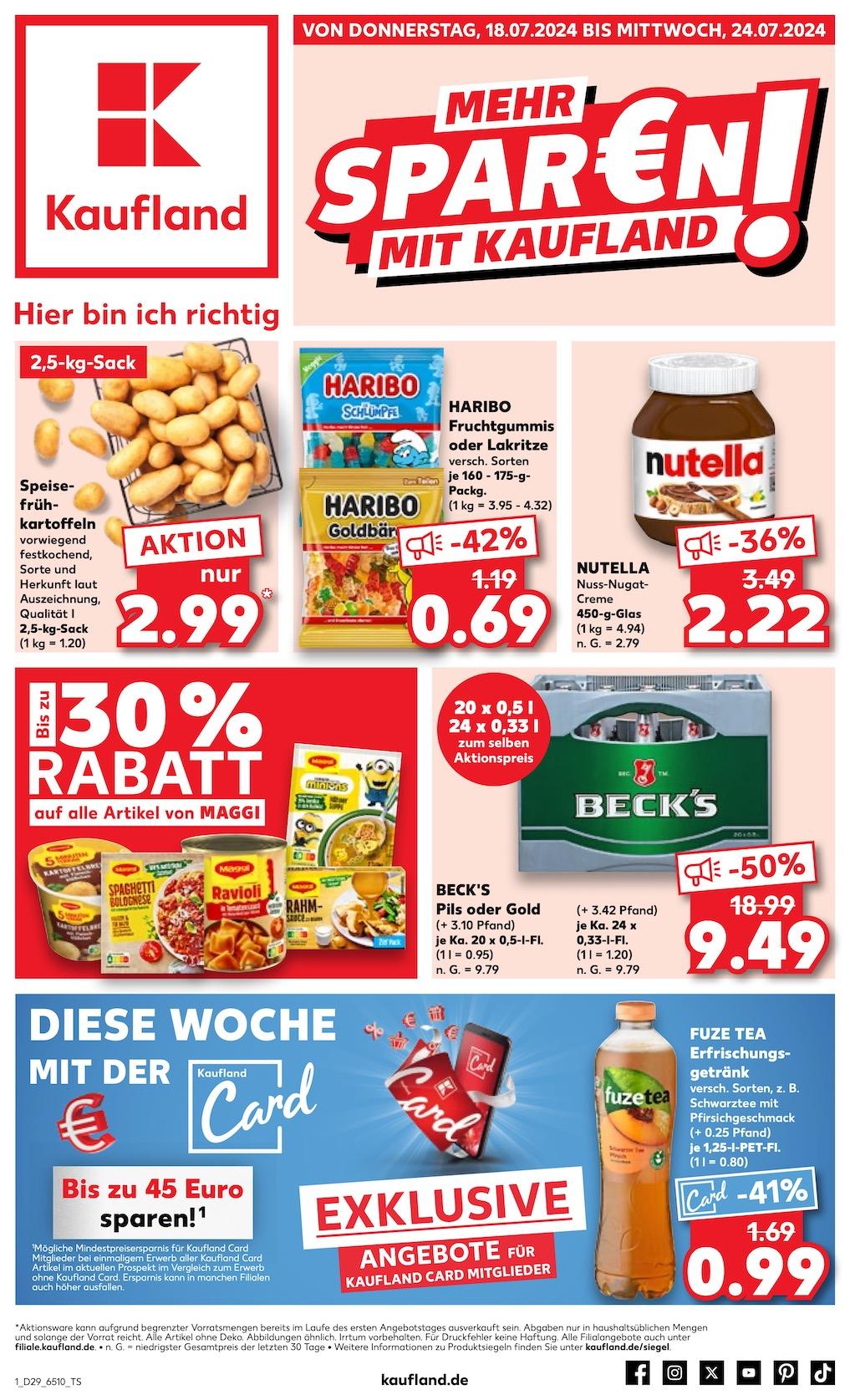 Kaufland Aktueller Prospekt ab Donnerstag Seite 1