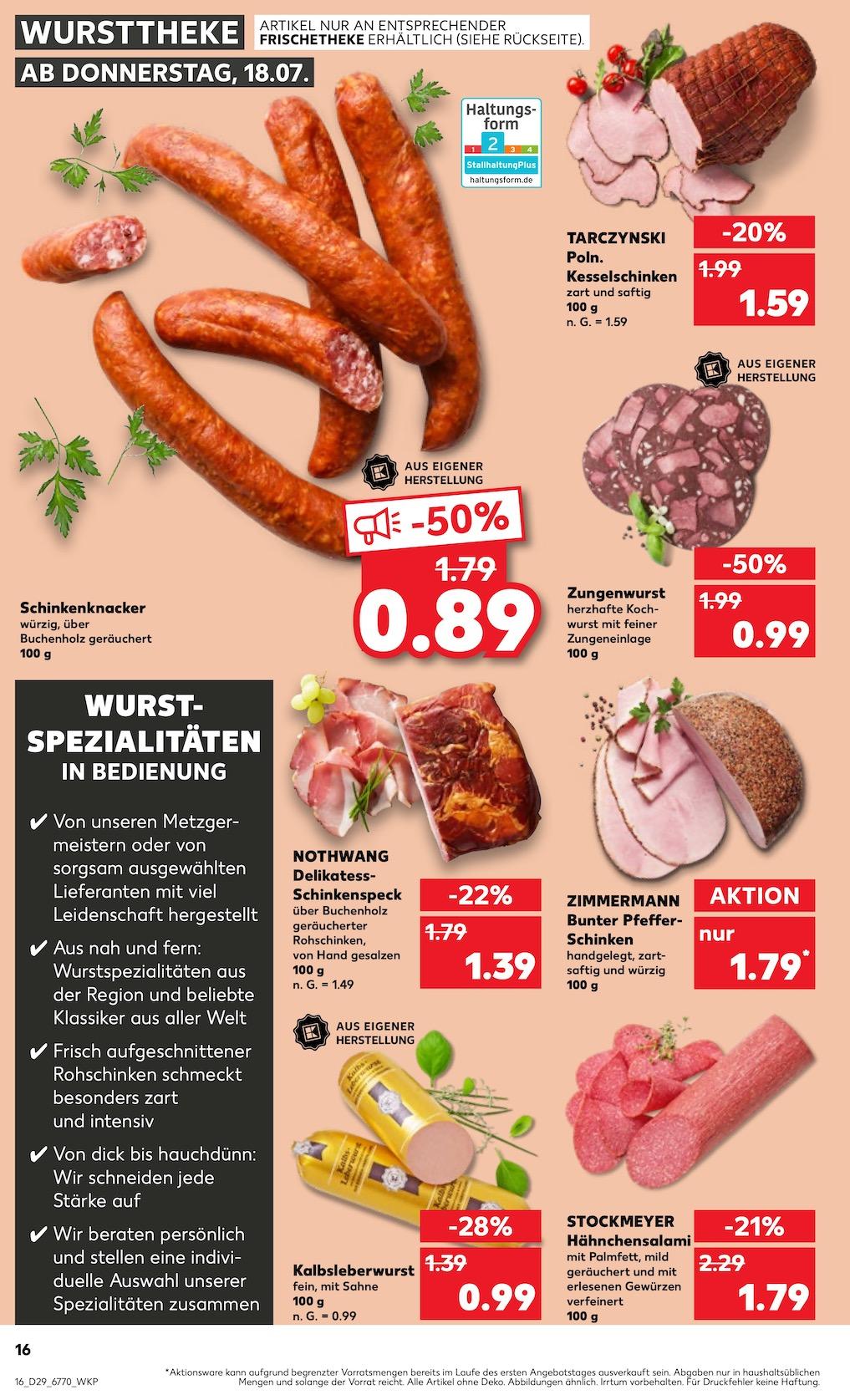 Kaufland Aktueller Prospekt ab Donnerstag Seite 16
