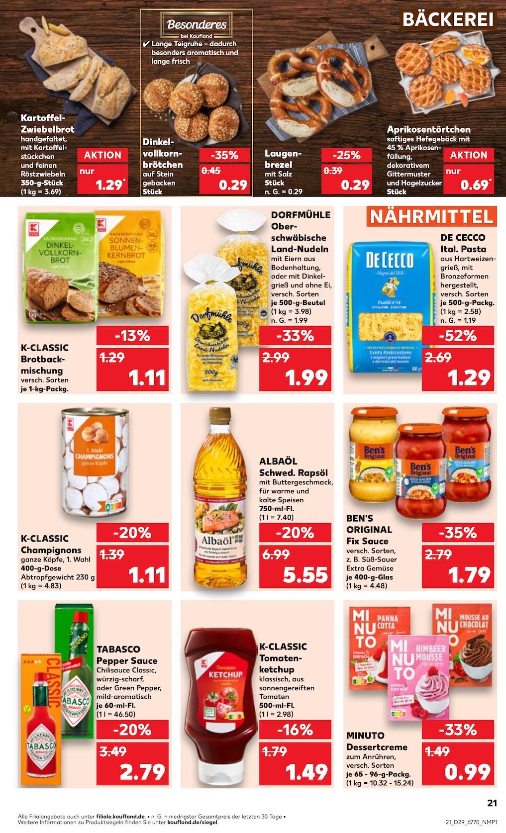 Kaufland Aktueller Prospekt ab Donnerstag Seite 21