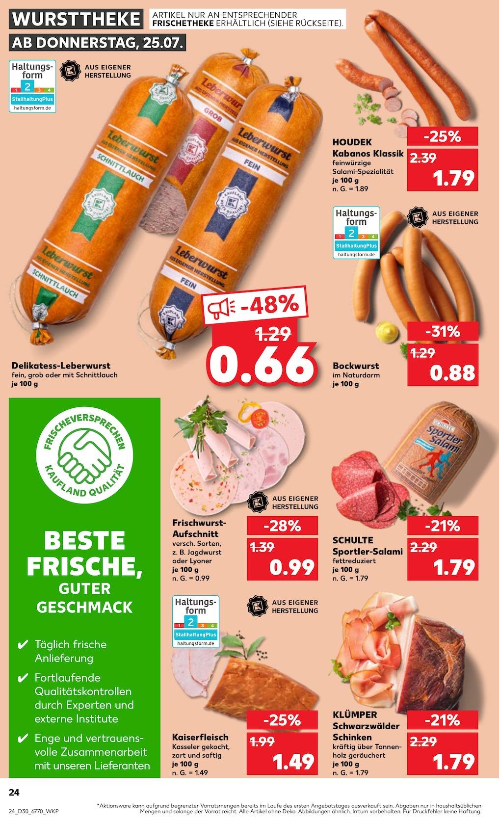 Kaufland Aktueller Prospekt ab Donnerstag Seite 24
