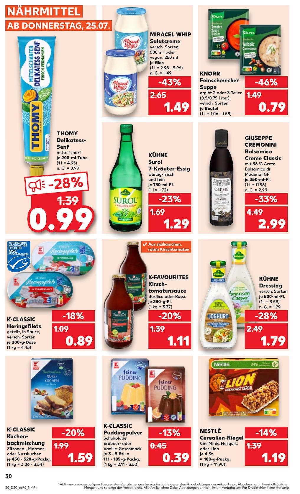 Kaufland Aktueller Prospekt ab Donnerstag Seite 30
