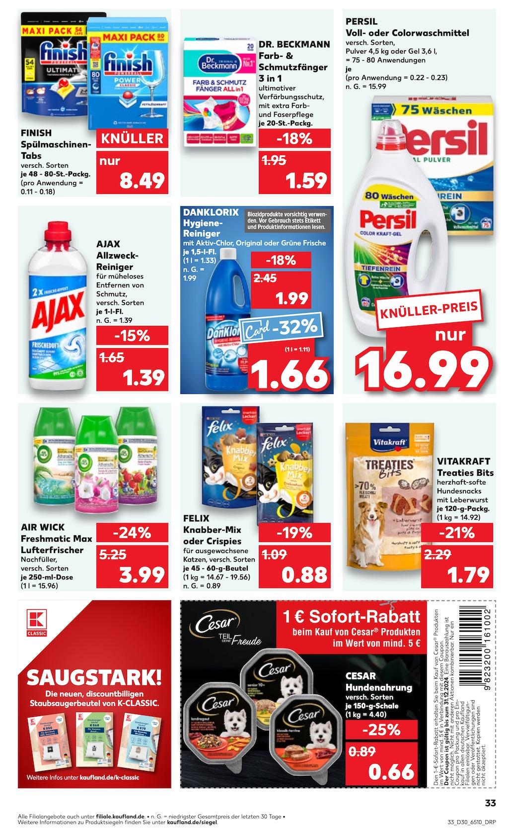Kaufland Aktueller Prospekt ab Donnerstag Seite 33