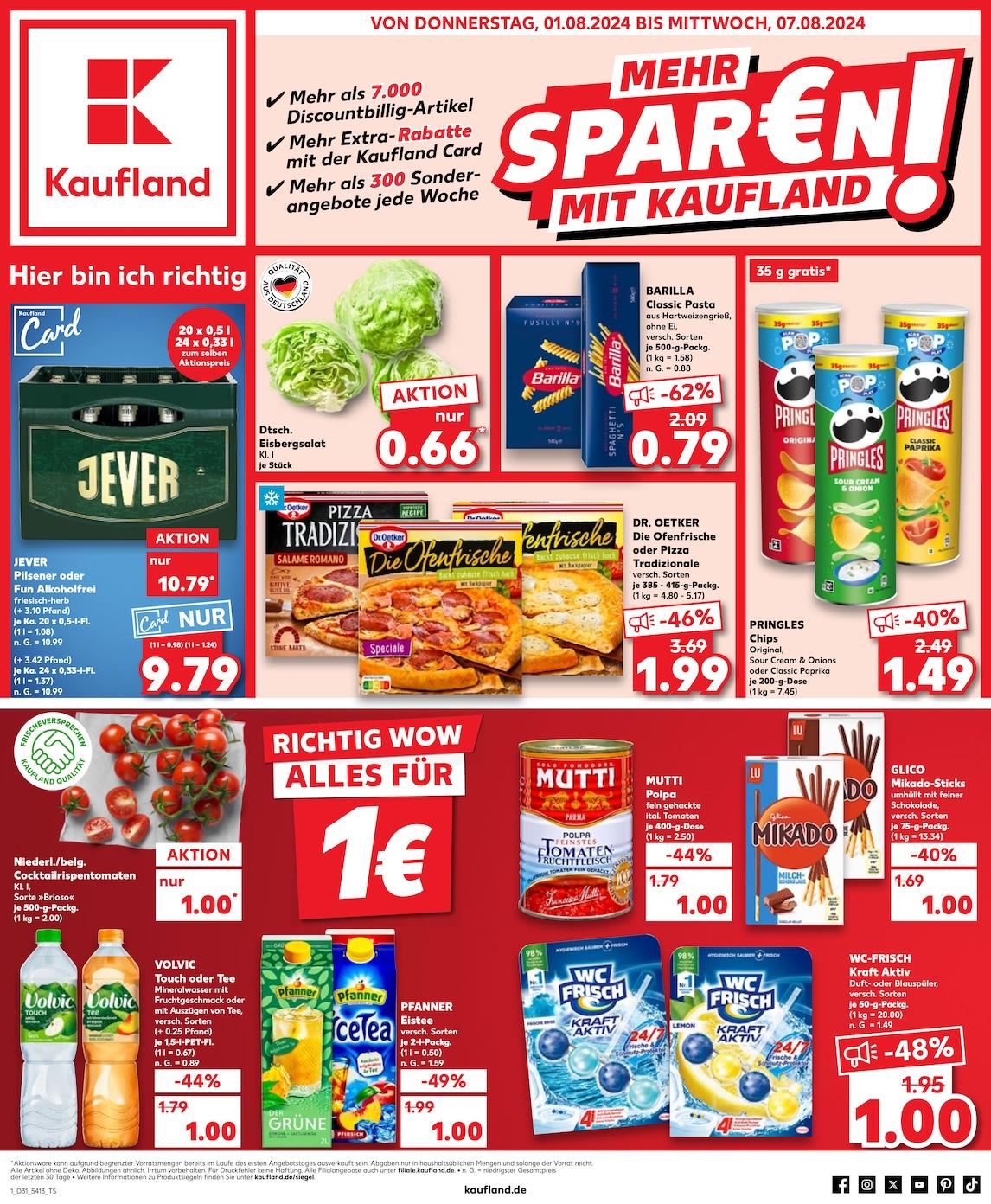 Kaufland Aktueller Prospekt ab Donnerstag Seite 1
