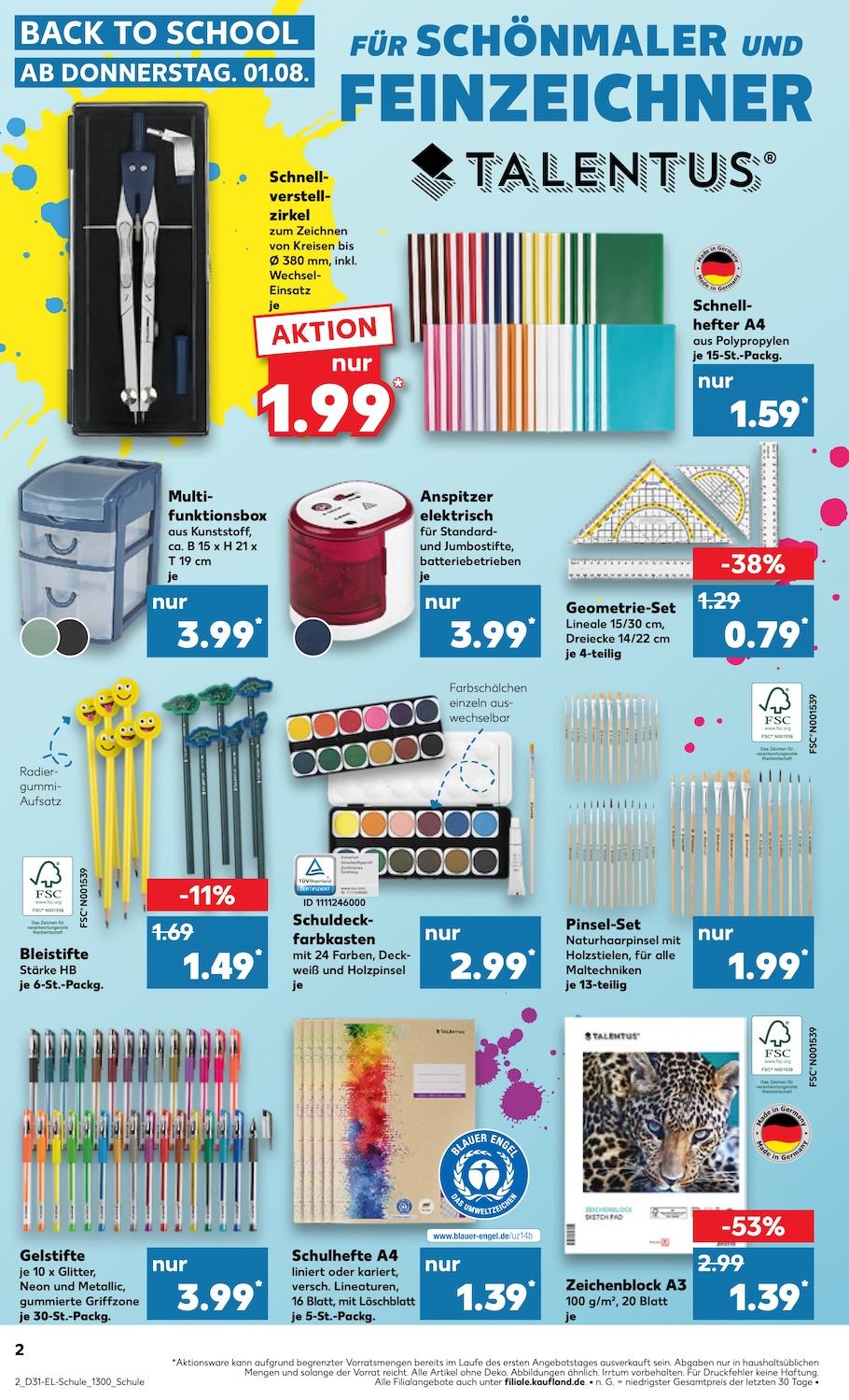 Kaufland Back to school Seite 2