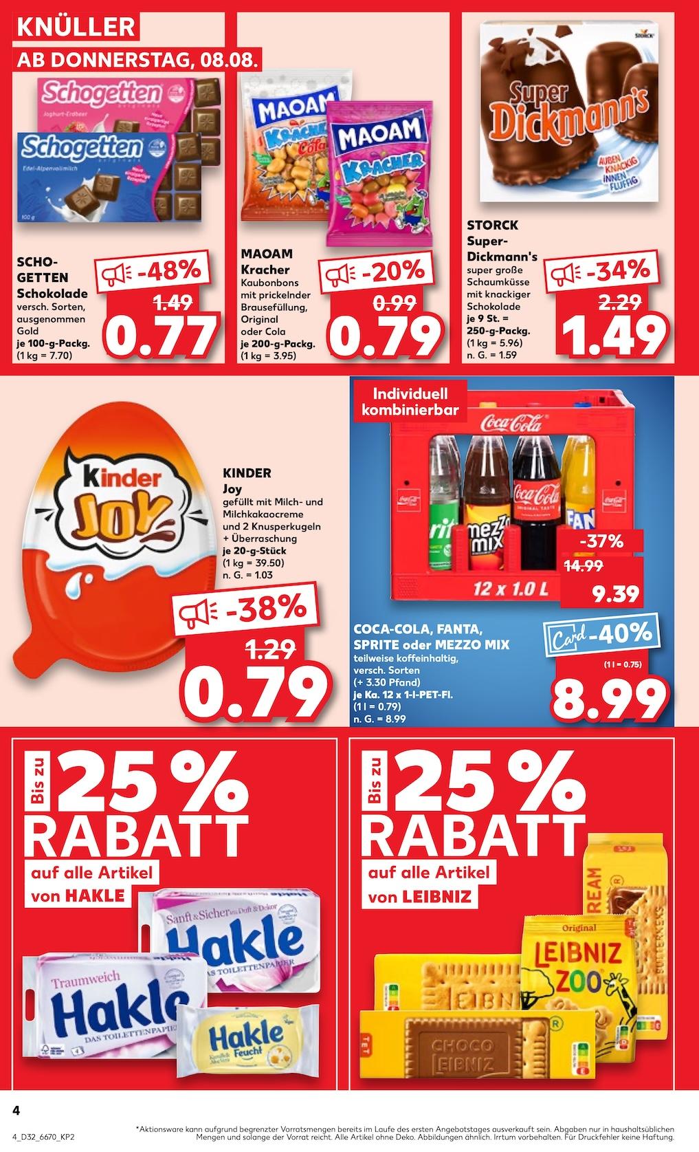 Kaufland Aktueller Prospekt ab Donnerstag Seite 4