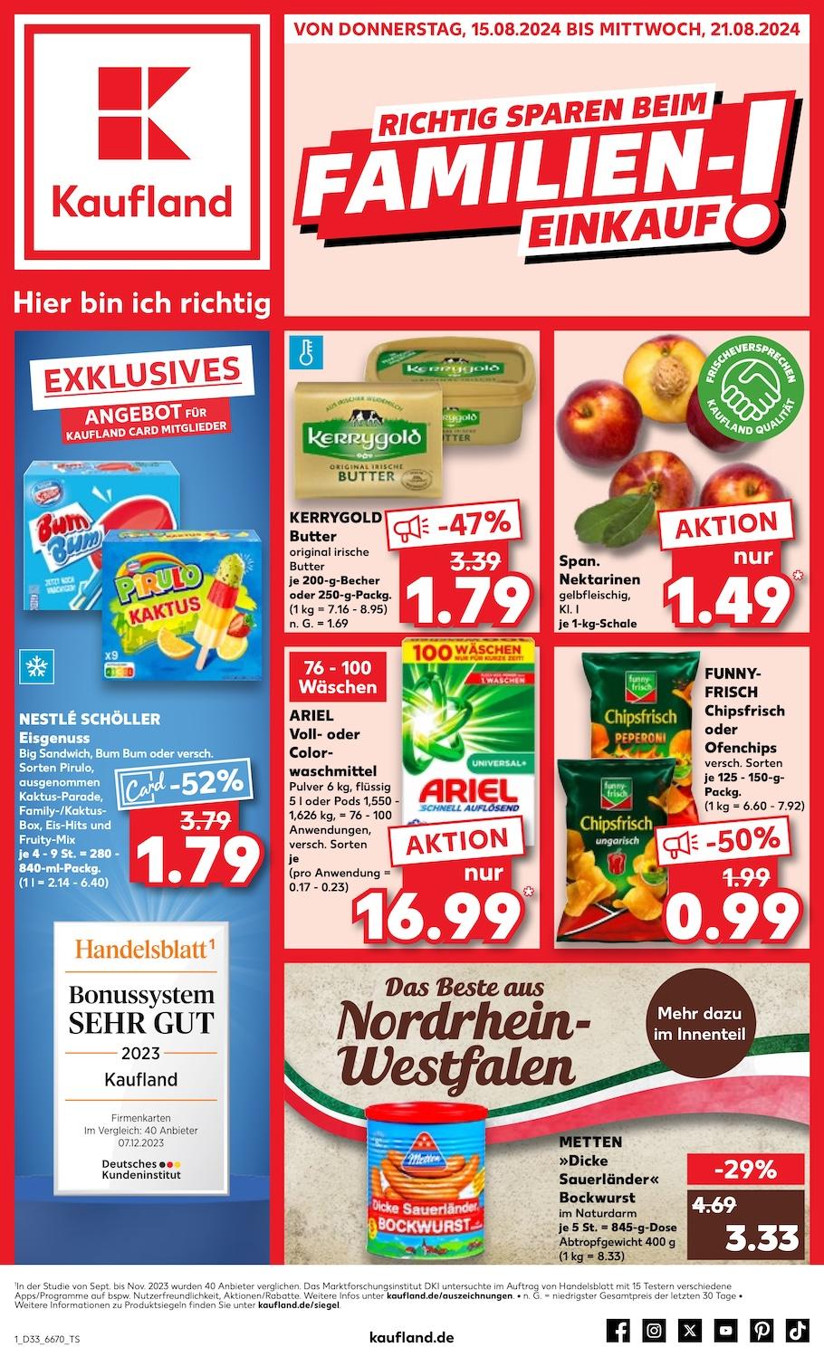 Kaufland Aktueller Prospekt ab Donnerstag Seite 1
