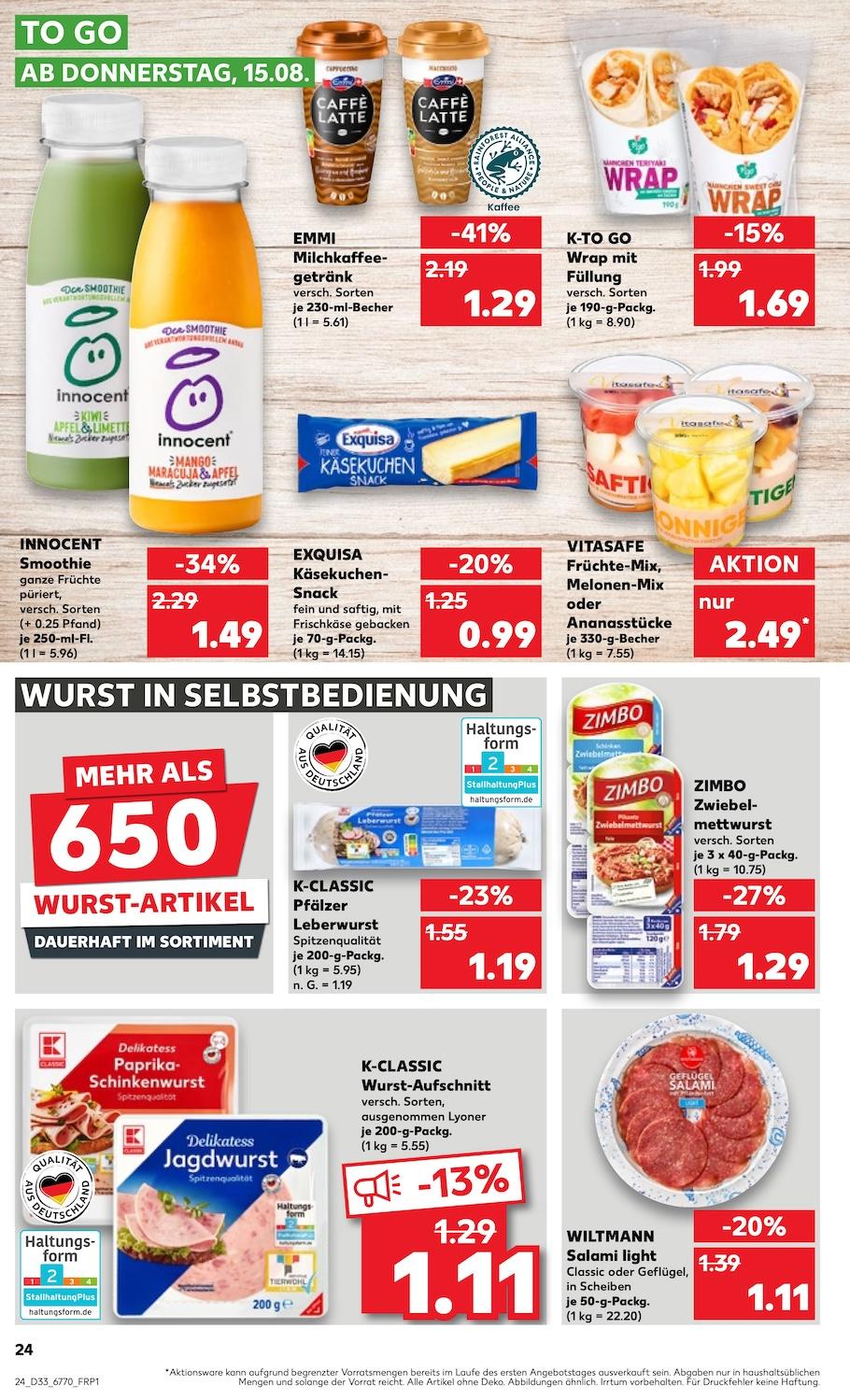 Kaufland Aktueller Prospekt ab Donnerstag Seite 24