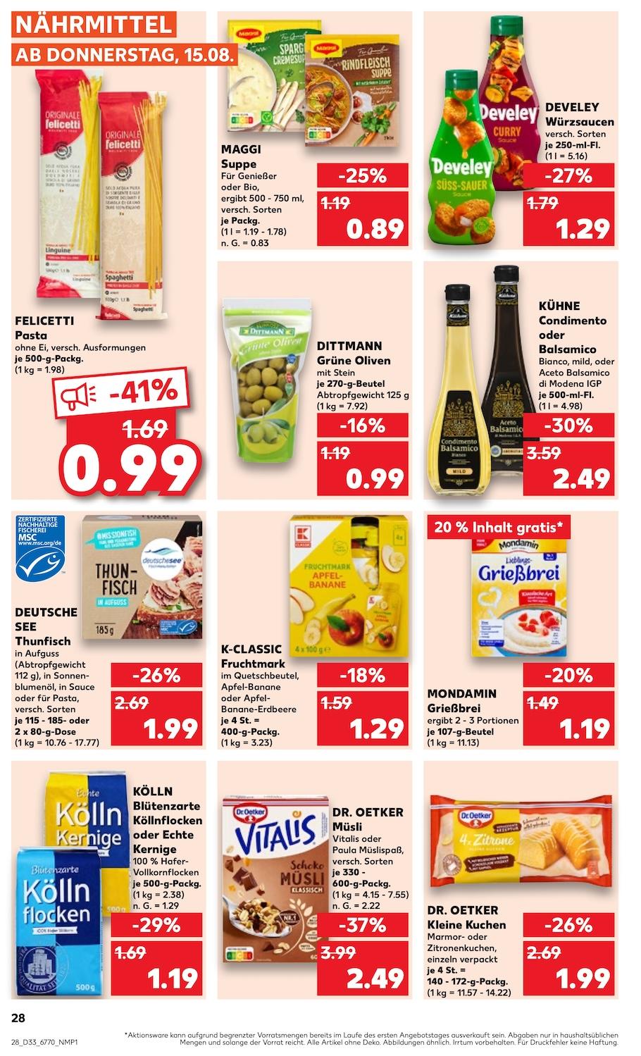 Kaufland Aktueller Prospekt ab Donnerstag Seite 28