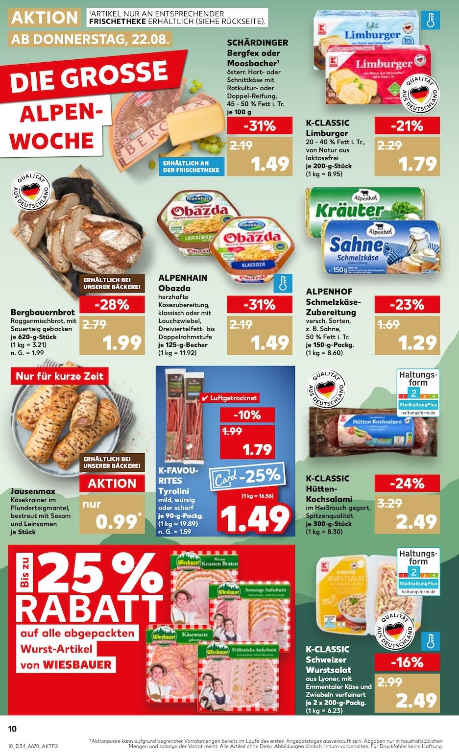Kaufland Aktueller Prospekt ab Donnerstag Seite 10