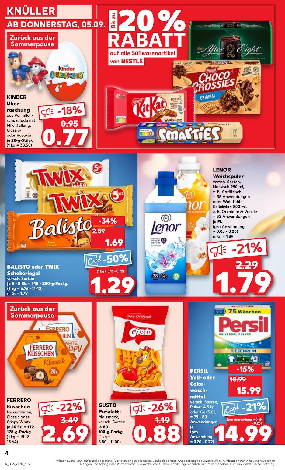 Kaufland Aktueller Prospekt ab Donnerstag Seite 4