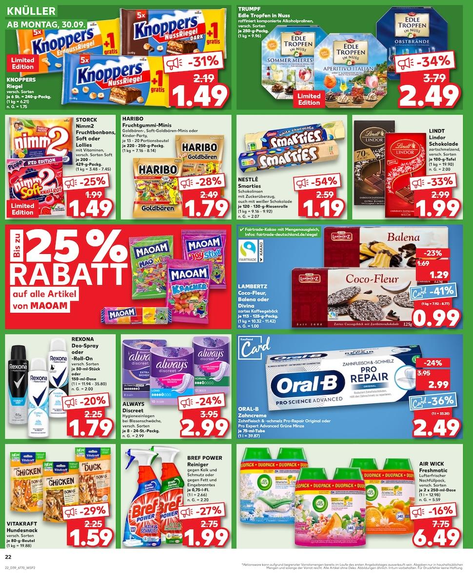 Kaufland Aktueller Prospekt ab Donnerstag Seite 22