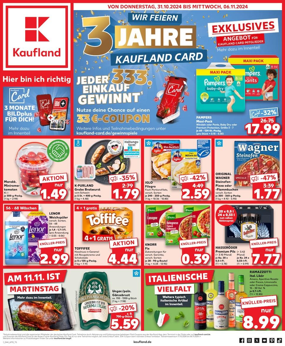 Kaufland Aktueller Prospekt ab Donnerstag Seite 1