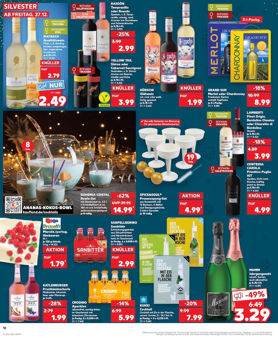 Kaufland Aktueller Prospekt ab Freitag Seite 10
