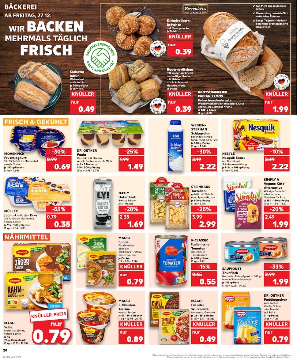 Kaufland Aktueller Prospekt ab Freitag Seite 20