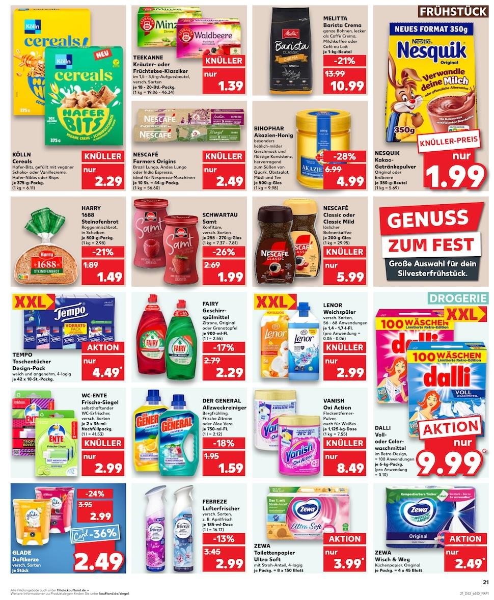 Kaufland Aktueller Prospekt ab Freitag Seite 21