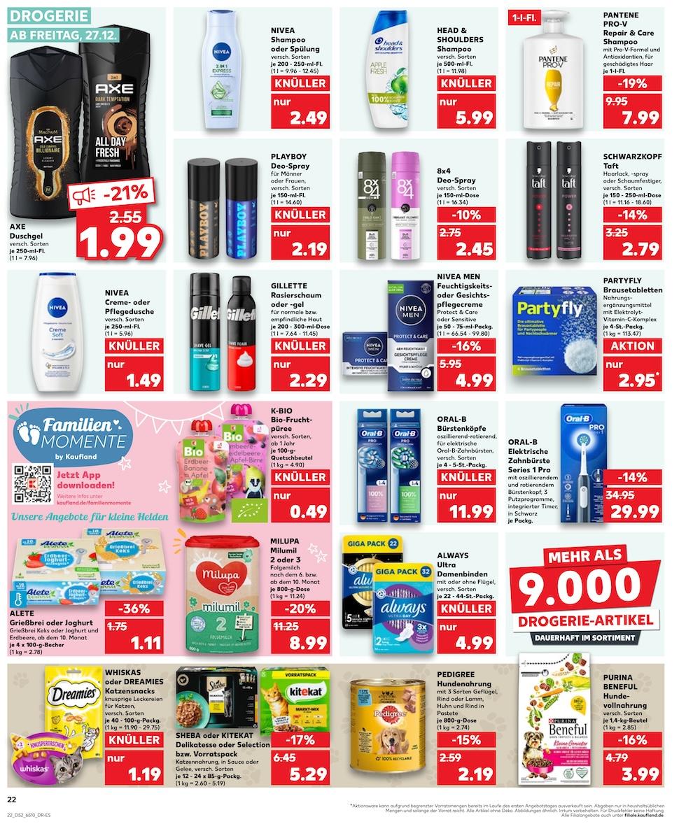 Kaufland Aktueller Prospekt ab Freitag Seite 22