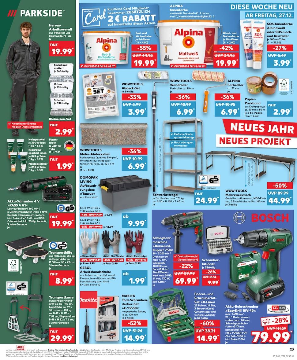 Kaufland Aktueller Prospekt ab Freitag Seite 23