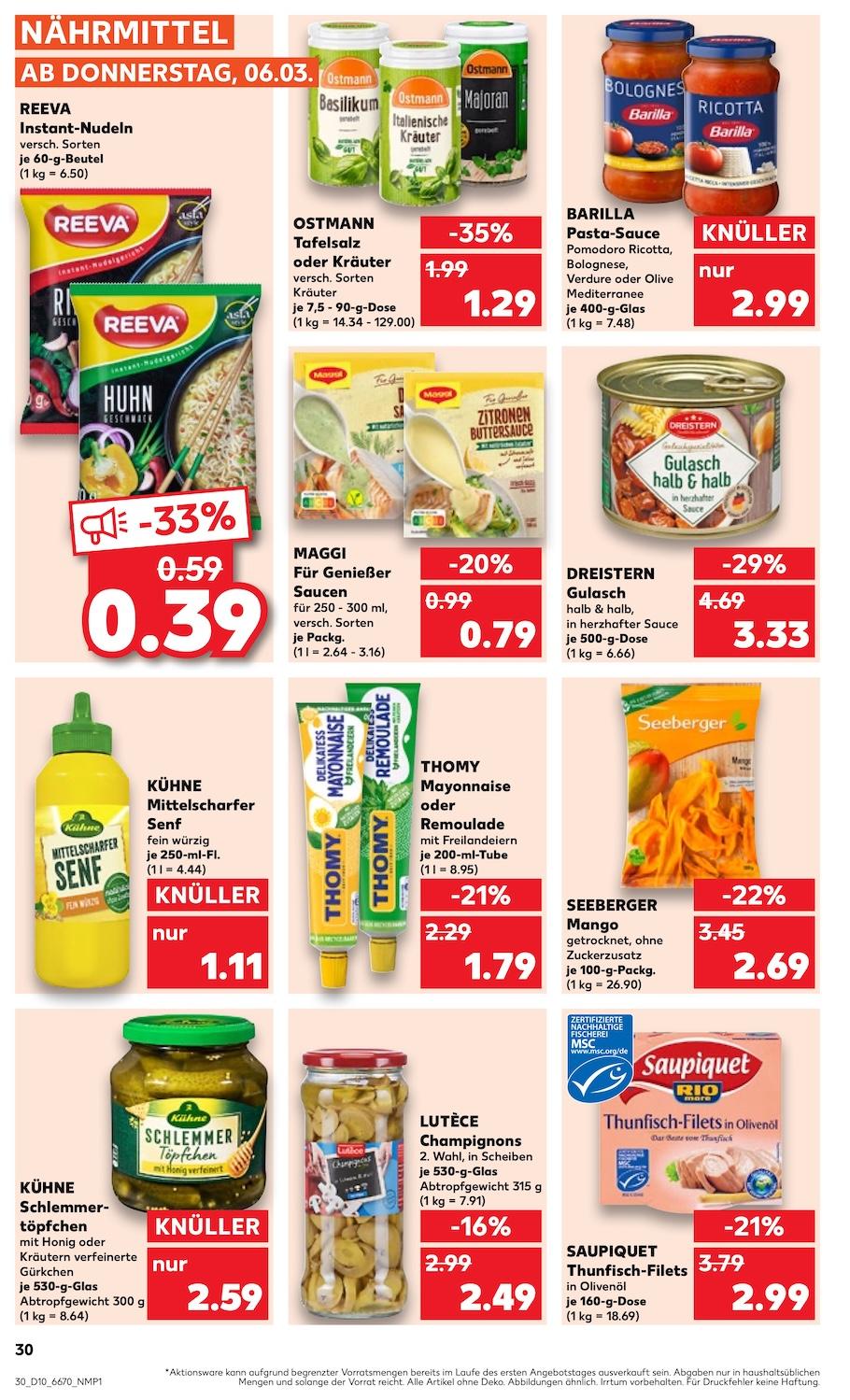 Kaufland Aktueller Prospekt ab Donnerstag Seite 30