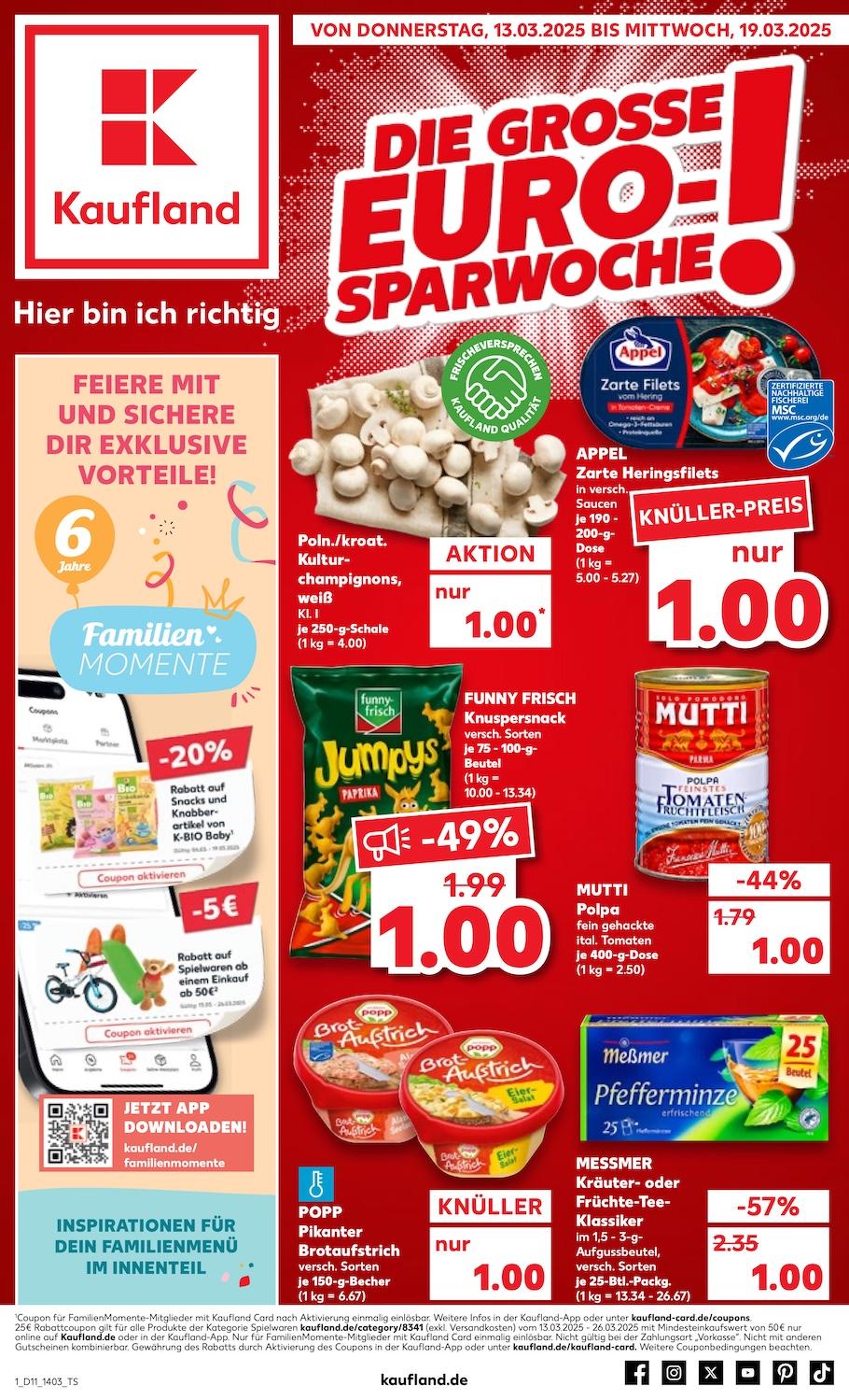 Kaufland Aktueller Prospekt ab Donnerstag Seite 1