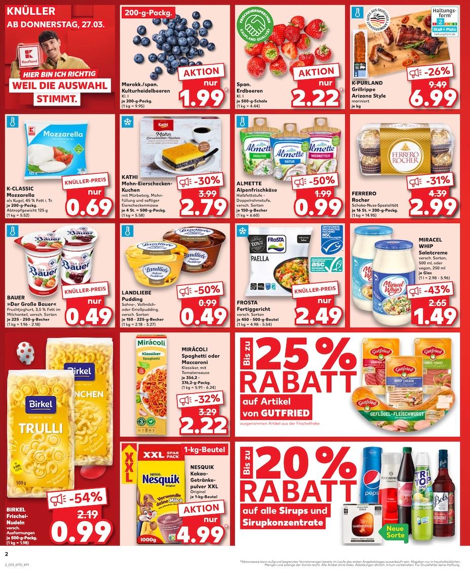 Kaufland Aktueller Prospekt ab Donnerstag Seite 2