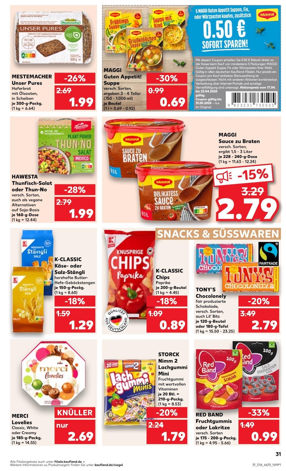 Kaufland Aktueller Prospekt ab Donnerstag Seite 31