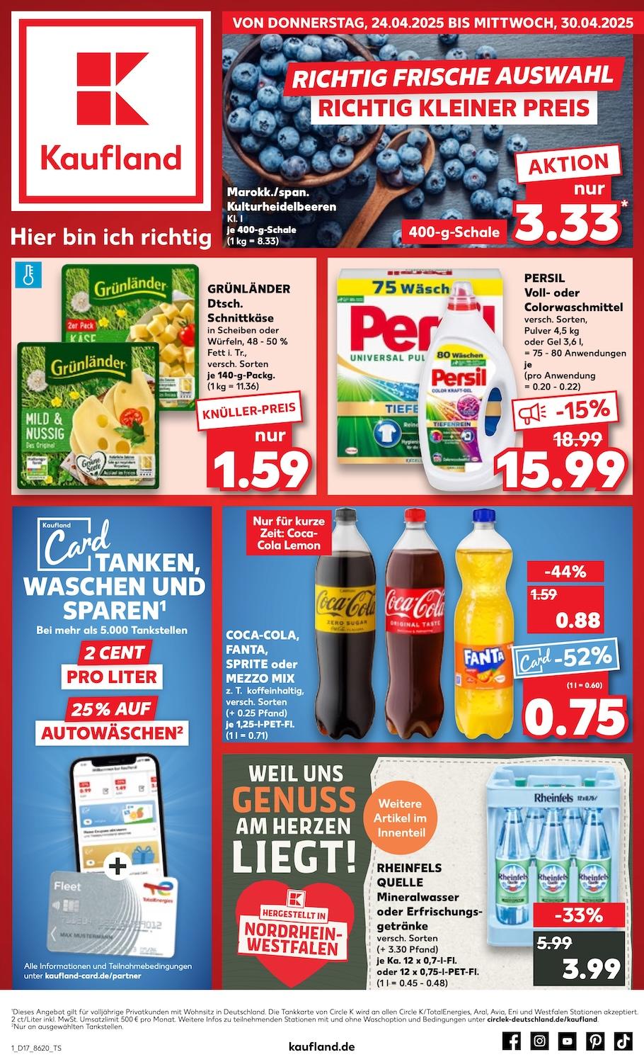Kaufland Aktueller Prospekt ab Donnerstag Seite 1