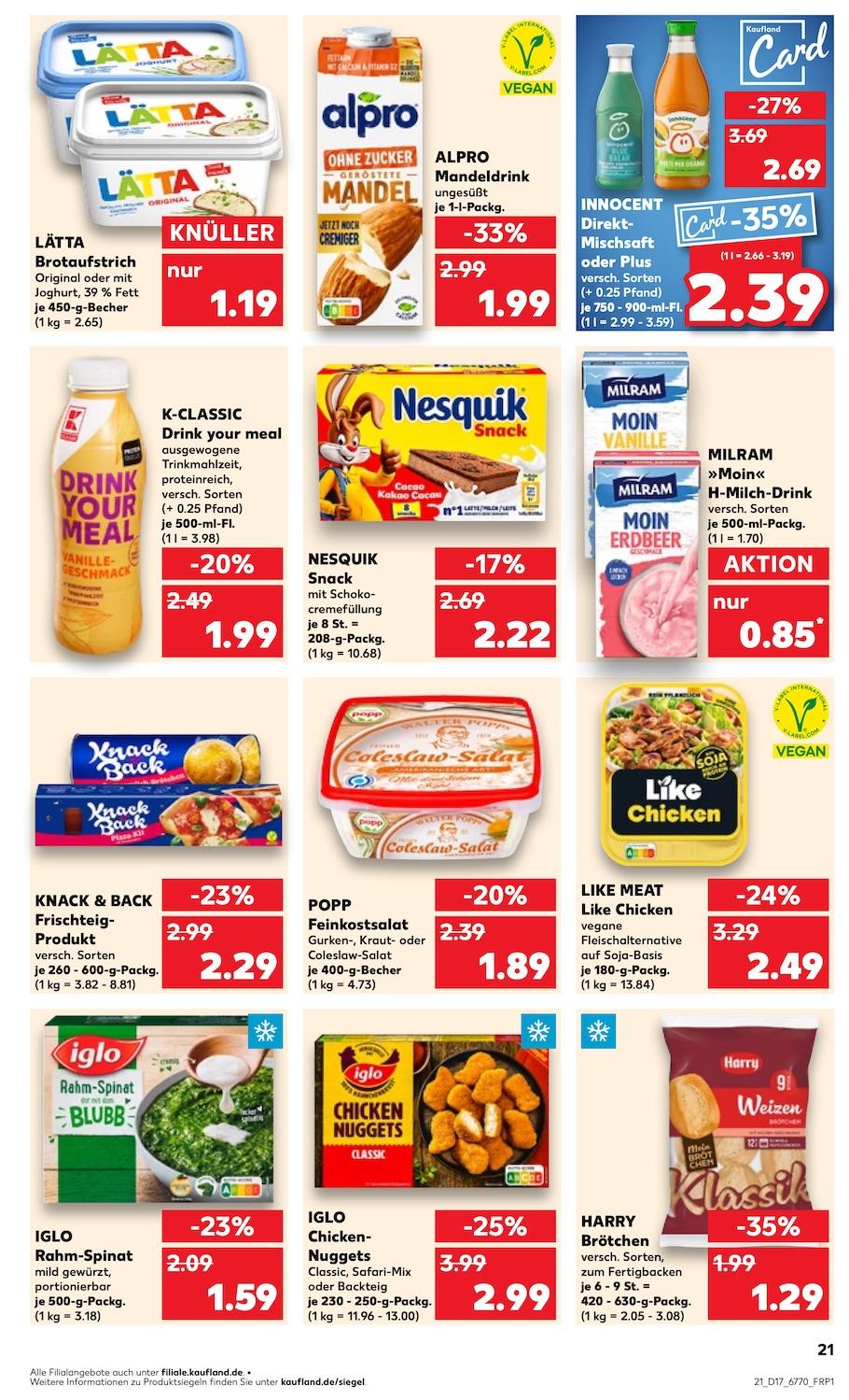 Kaufland Aktueller Prospekt ab Donnerstag Seite 21