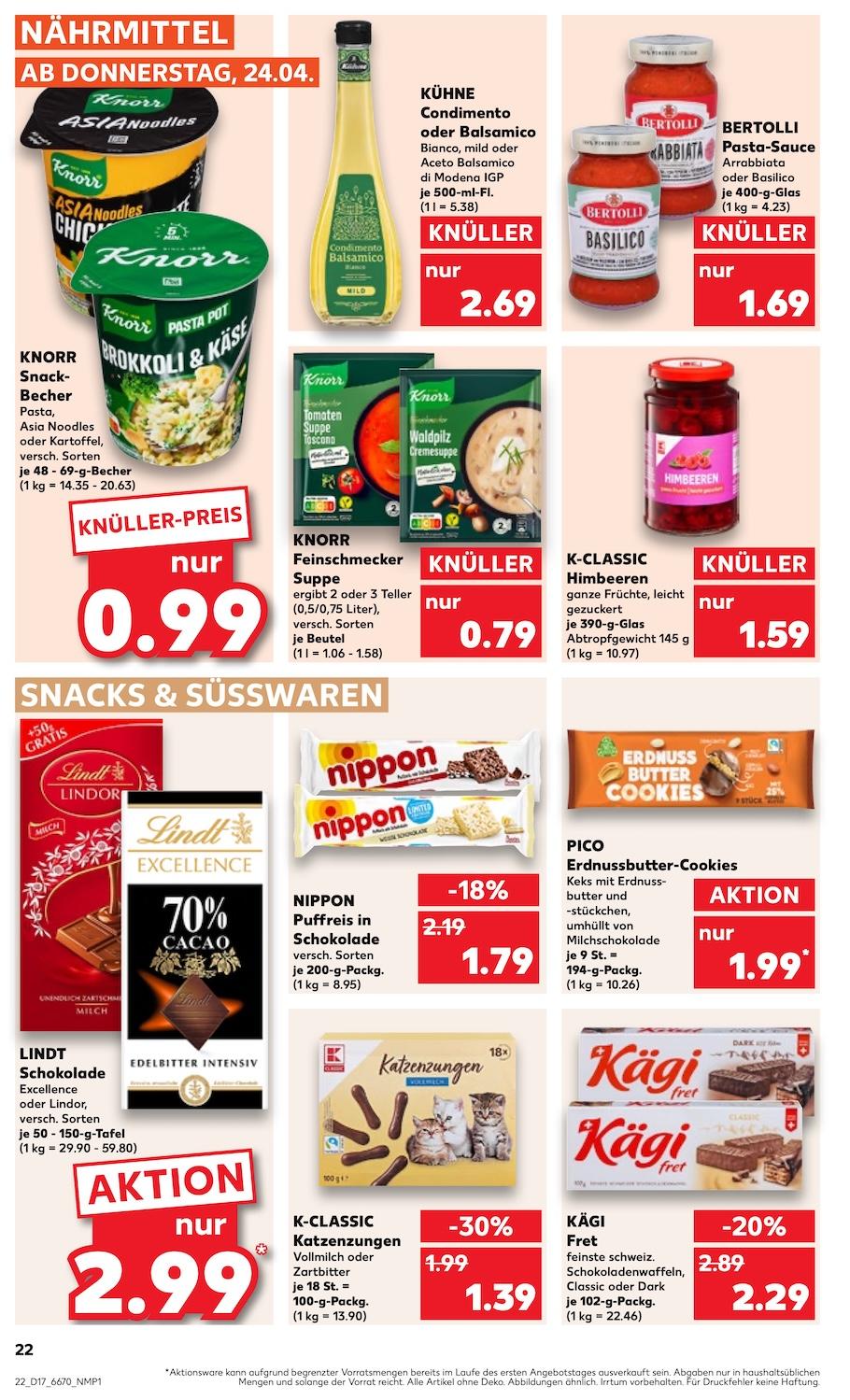 Kaufland Aktueller Prospekt ab Donnerstag Seite 22