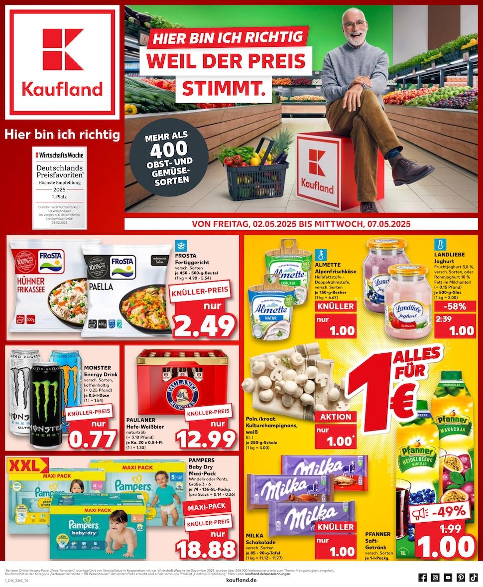 Kaufland Aktueller Prospekt ab Freitag Seite 1