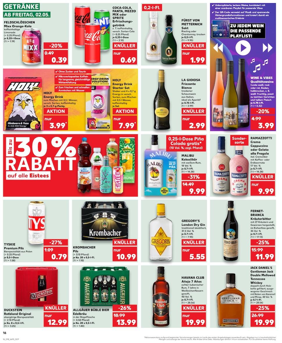 Kaufland Aktueller Prospekt ab Freitag Seite 16