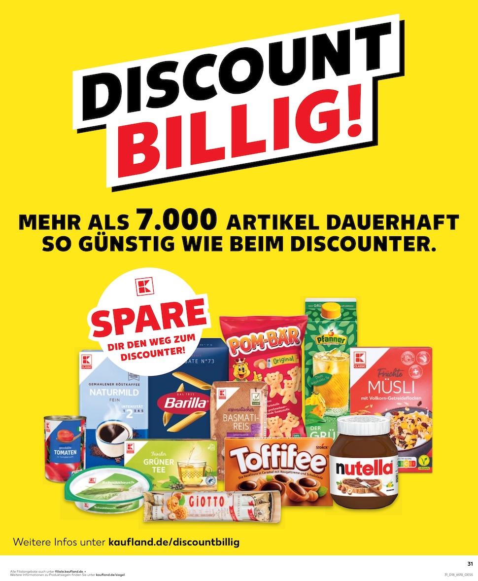 Kaufland Aktueller Prospekt ab Freitag Seite 31