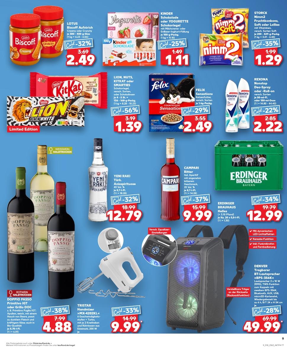 Kaufland Aktueller Prospekt ab Freitag Seite 9