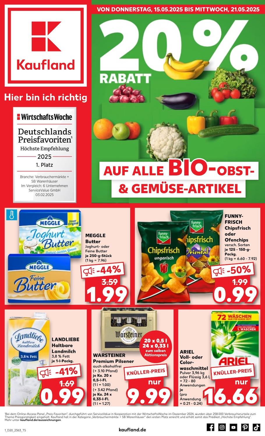 Kaufland Aktueller Prospekt ab Donnerstag Seite 1