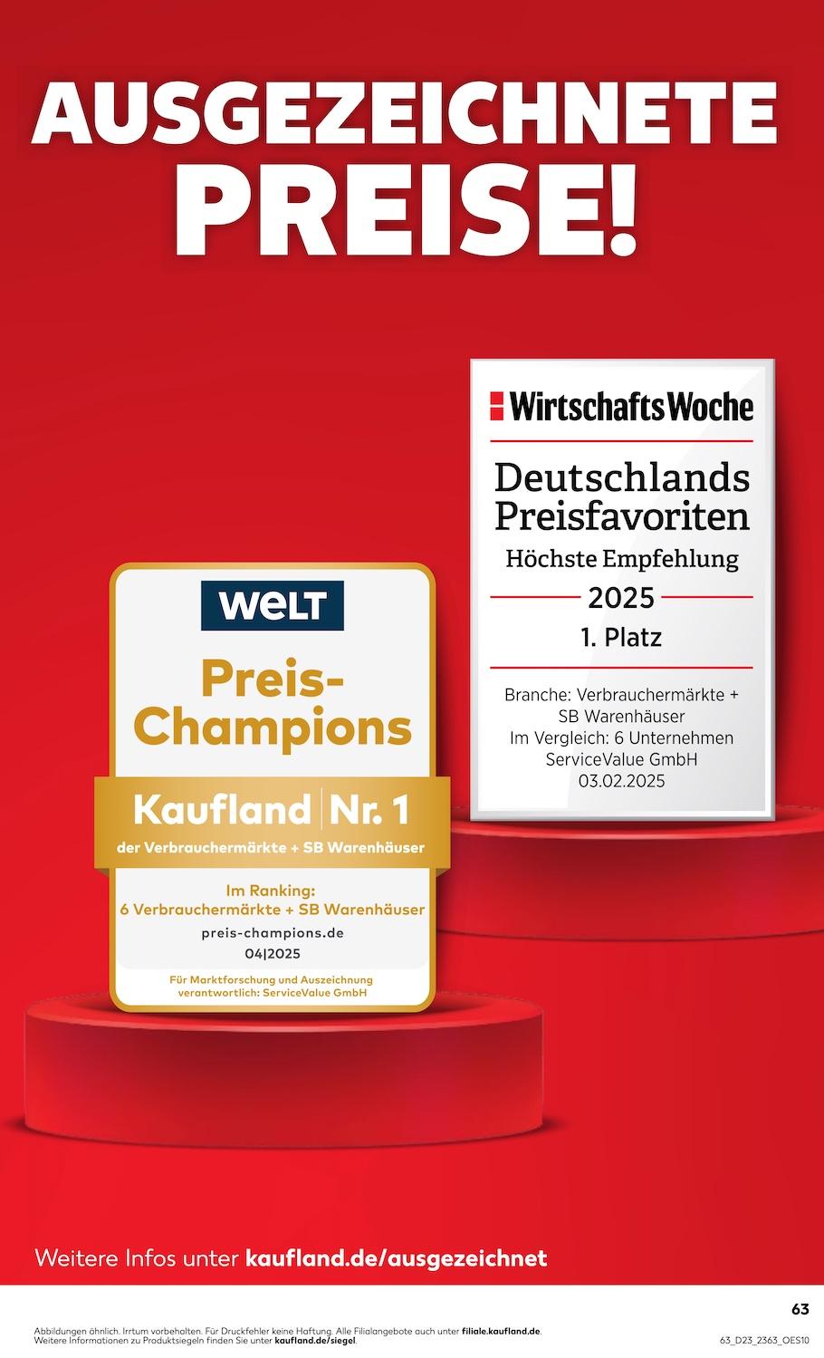 Kaufland Aktueller Prospekt ab Donnerstag Seite 63