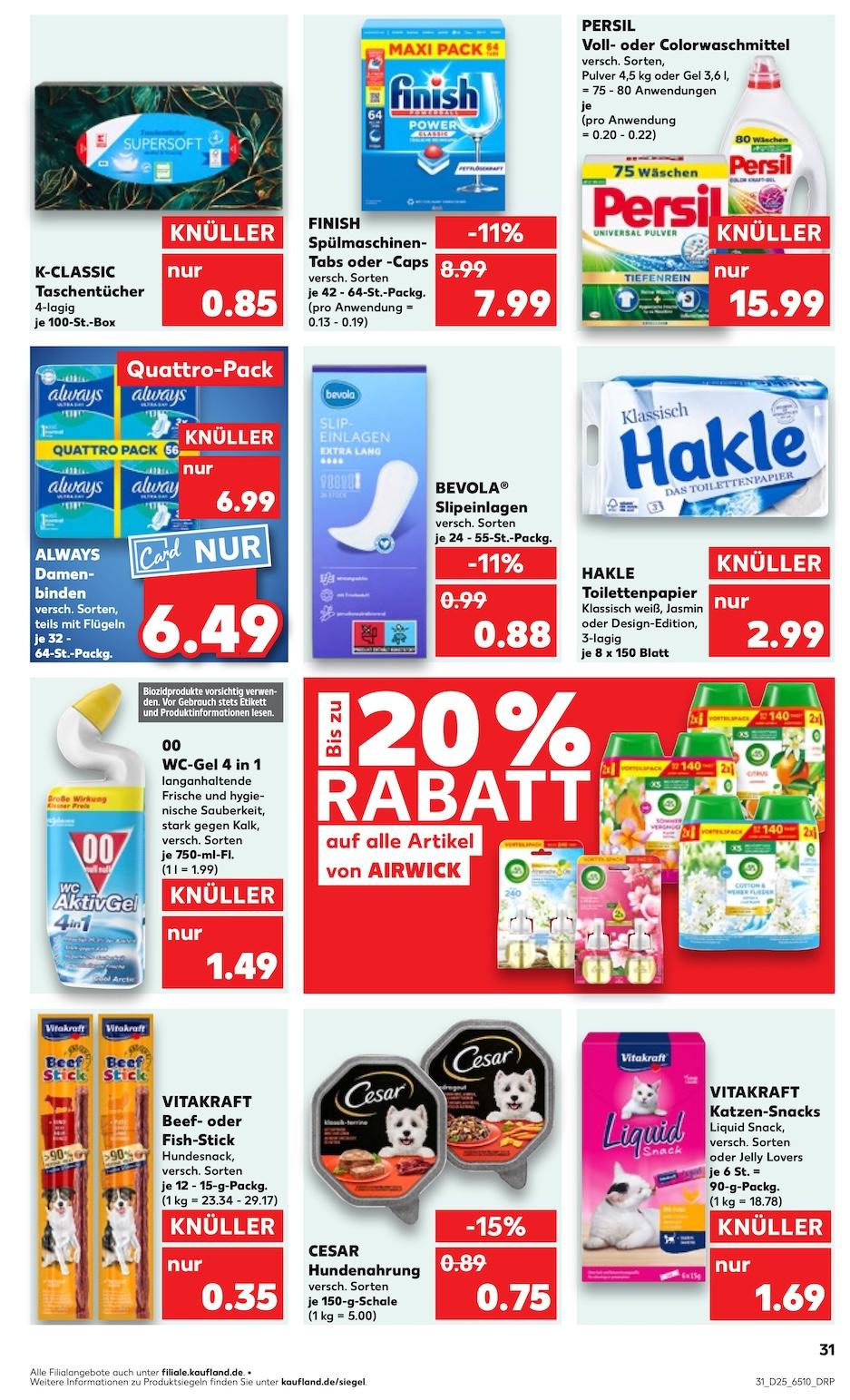 Kaufland Aktueller Prospekt ab Freitag Seite 31