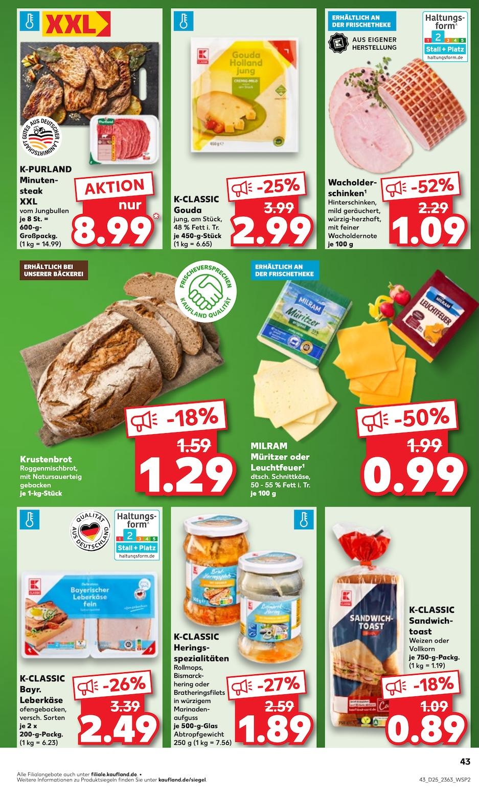 Kaufland Aktueller Prospekt ab Freitag Seite 43