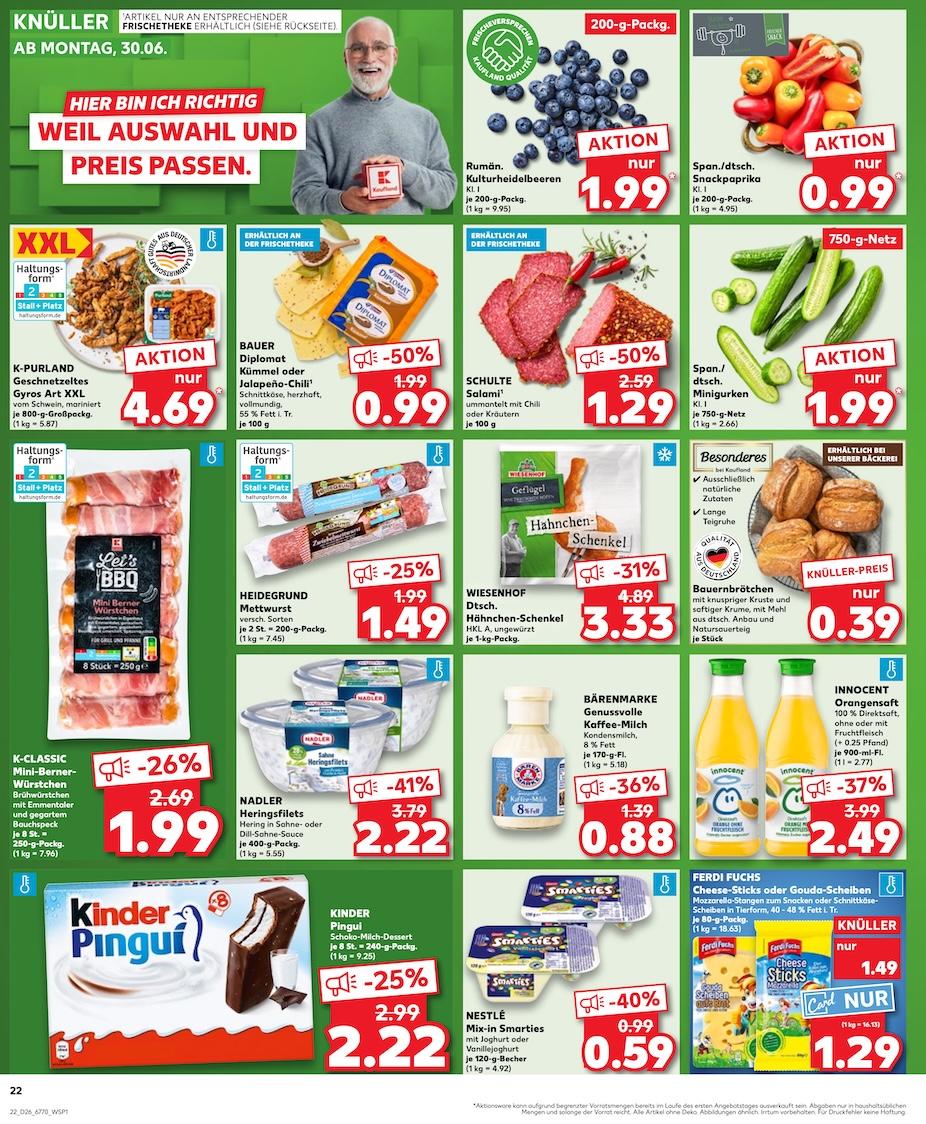 Kaufland Aktueller Prospekt ab Donnerstag Seite 22