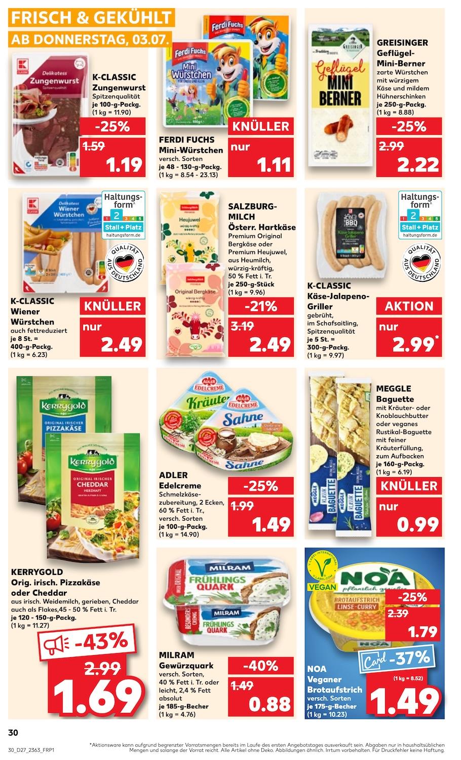 Kaufland Aktueller Prospekt ab Donnerstag Seite 30