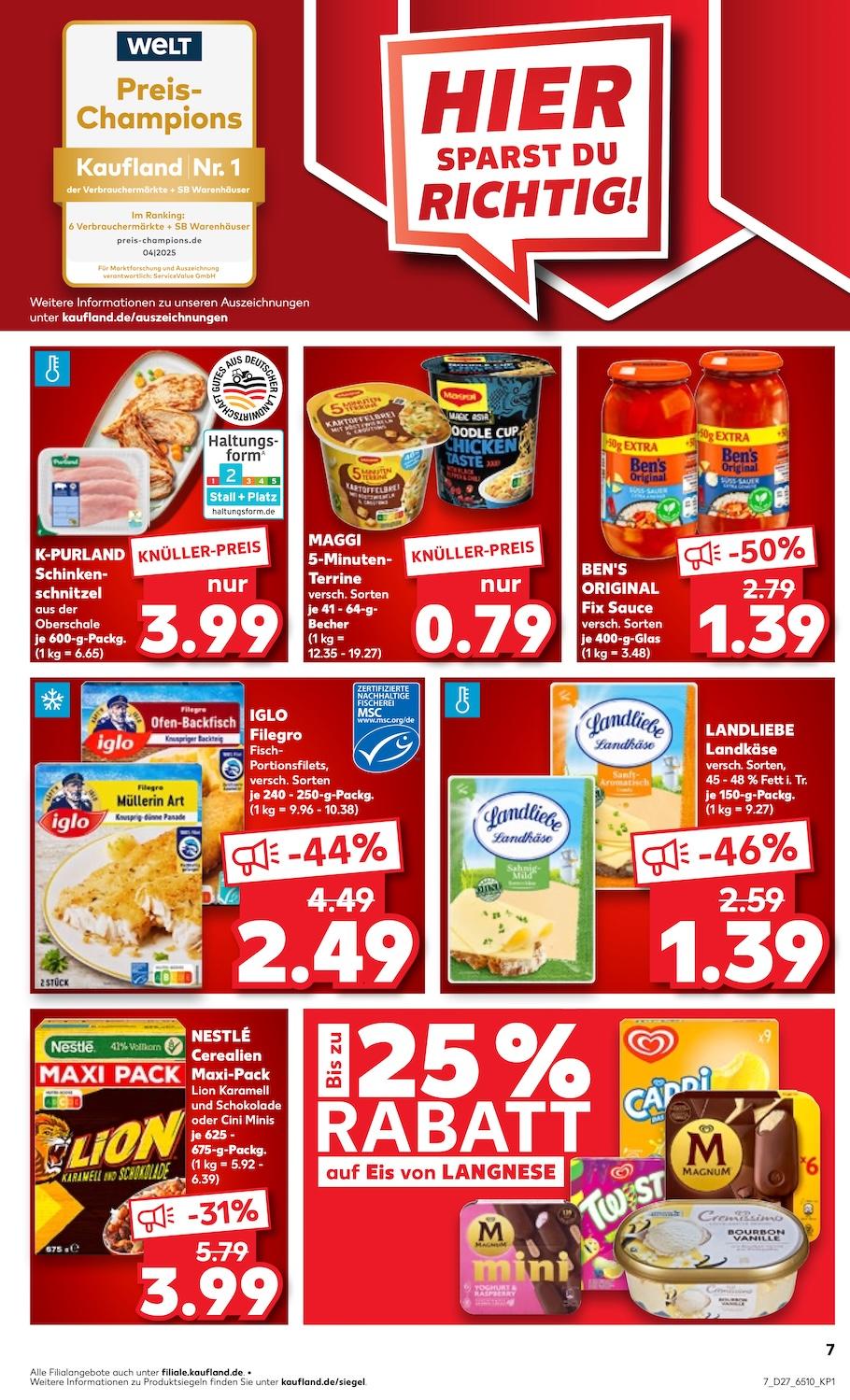Kaufland Aktueller Prospekt ab Donnerstag Seite 7
