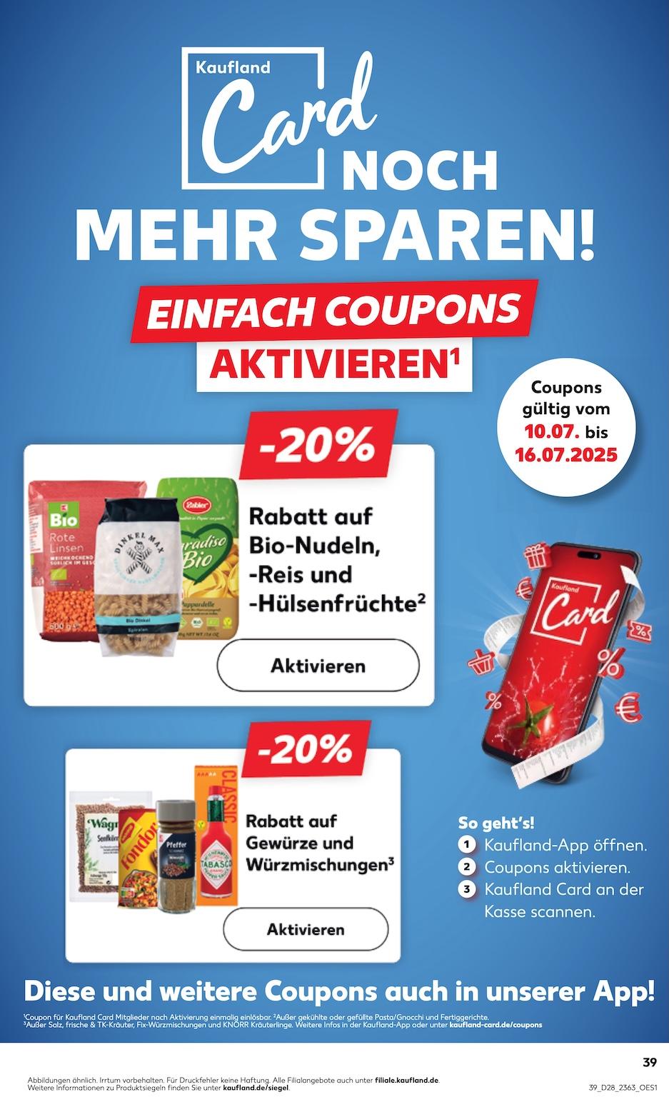 Kaufland Aktueller Prospekt ab Donnerstag Seite 39