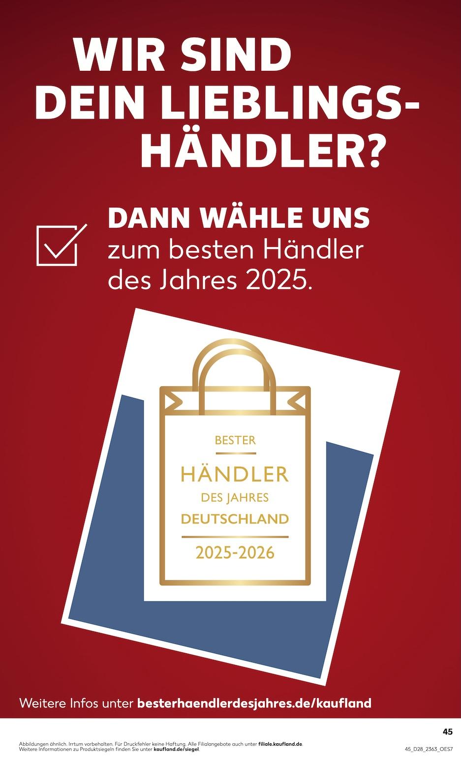 Kaufland Aktueller Prospekt ab Donnerstag Seite 45