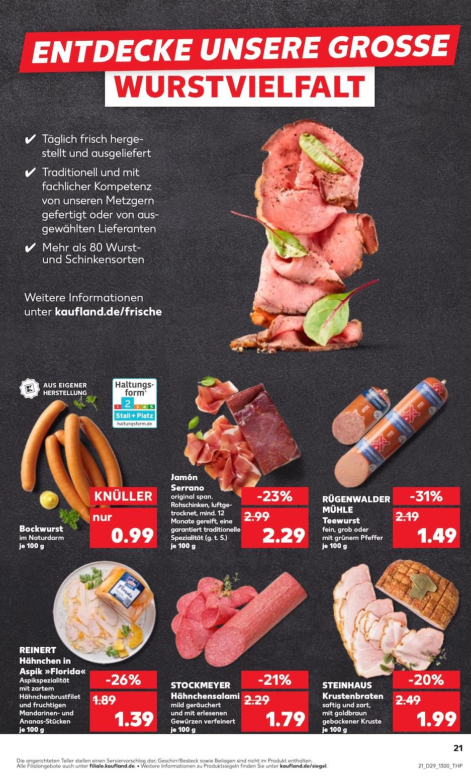 Kaufland Aktueller Prospekt ab Donnerstag Seite 21