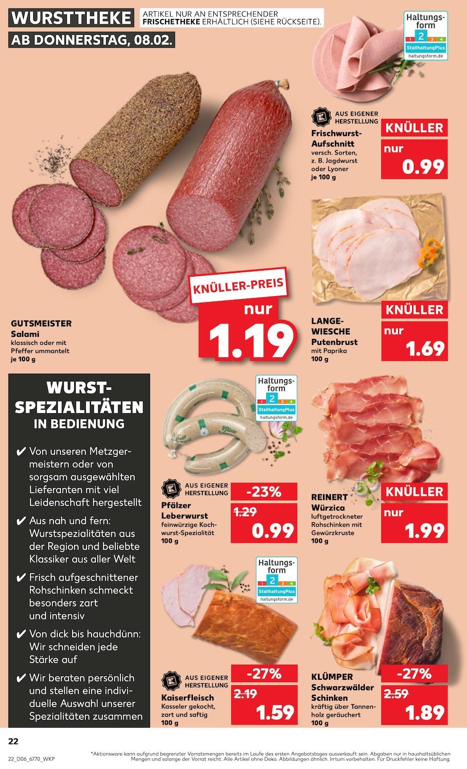 Kaufland Aktueller Prospekt ab Donnerstag Seite 22