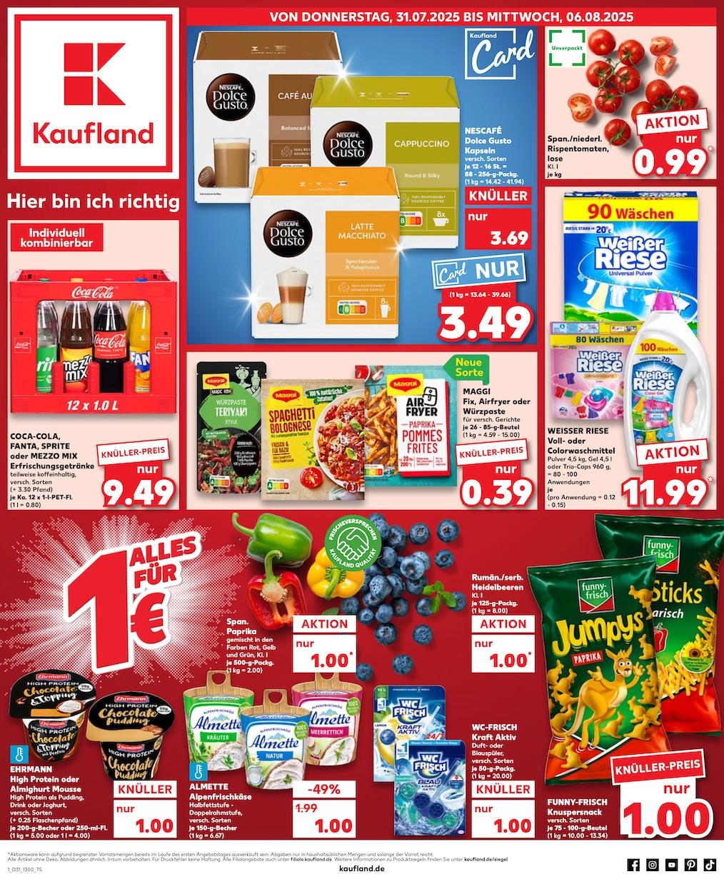 Kaufland Aktueller Prospekt ab Donnerstag Seite 1