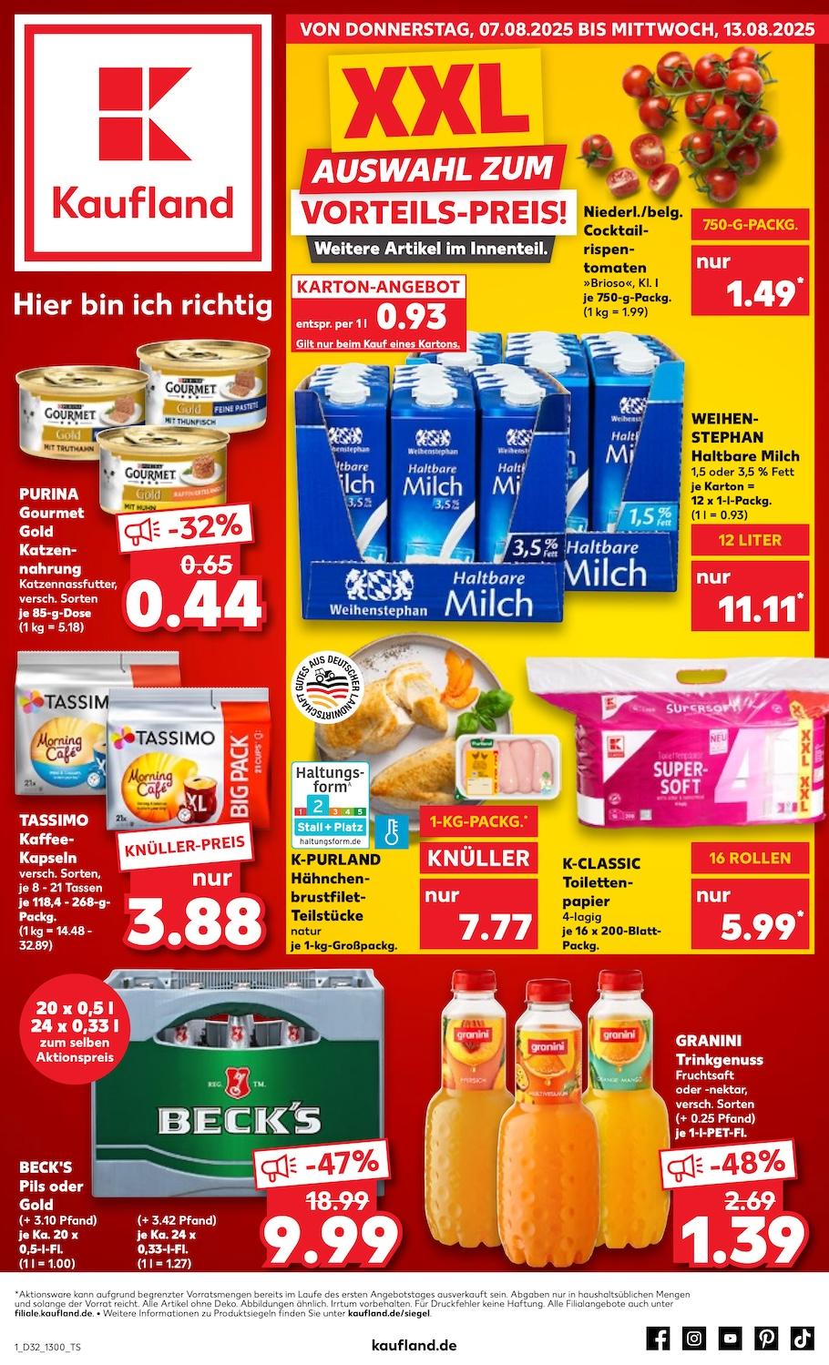 Kaufland Aktueller Prospekt ab Donnerstag Seite 1