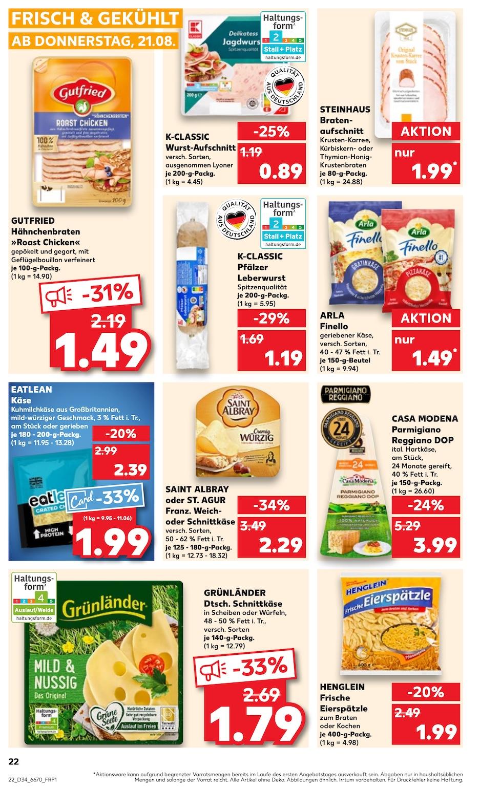 Kaufland Aktueller Prospekt ab Donnerstag Seite 22