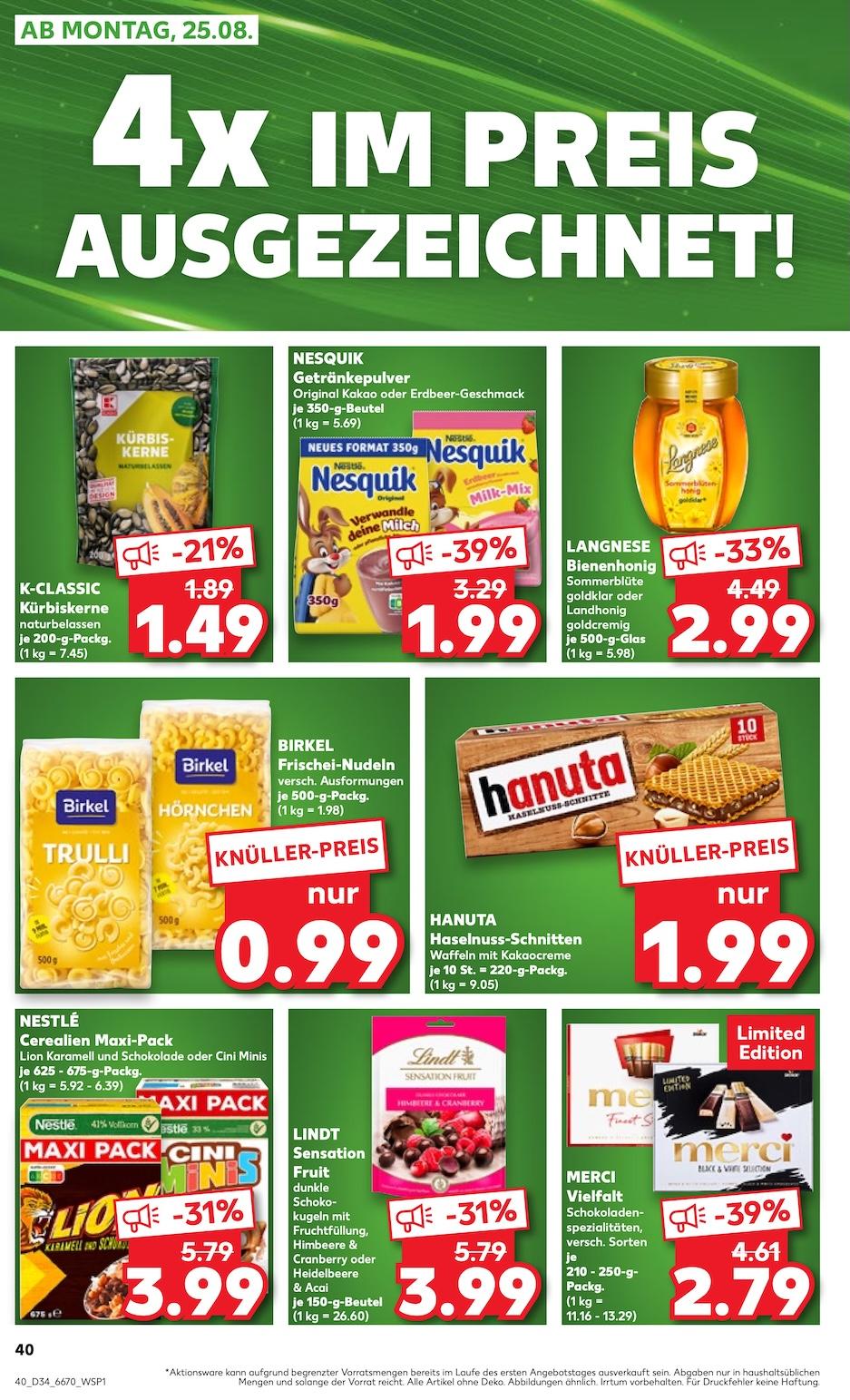 Kaufland Aktueller Prospekt ab Donnerstag Seite 40