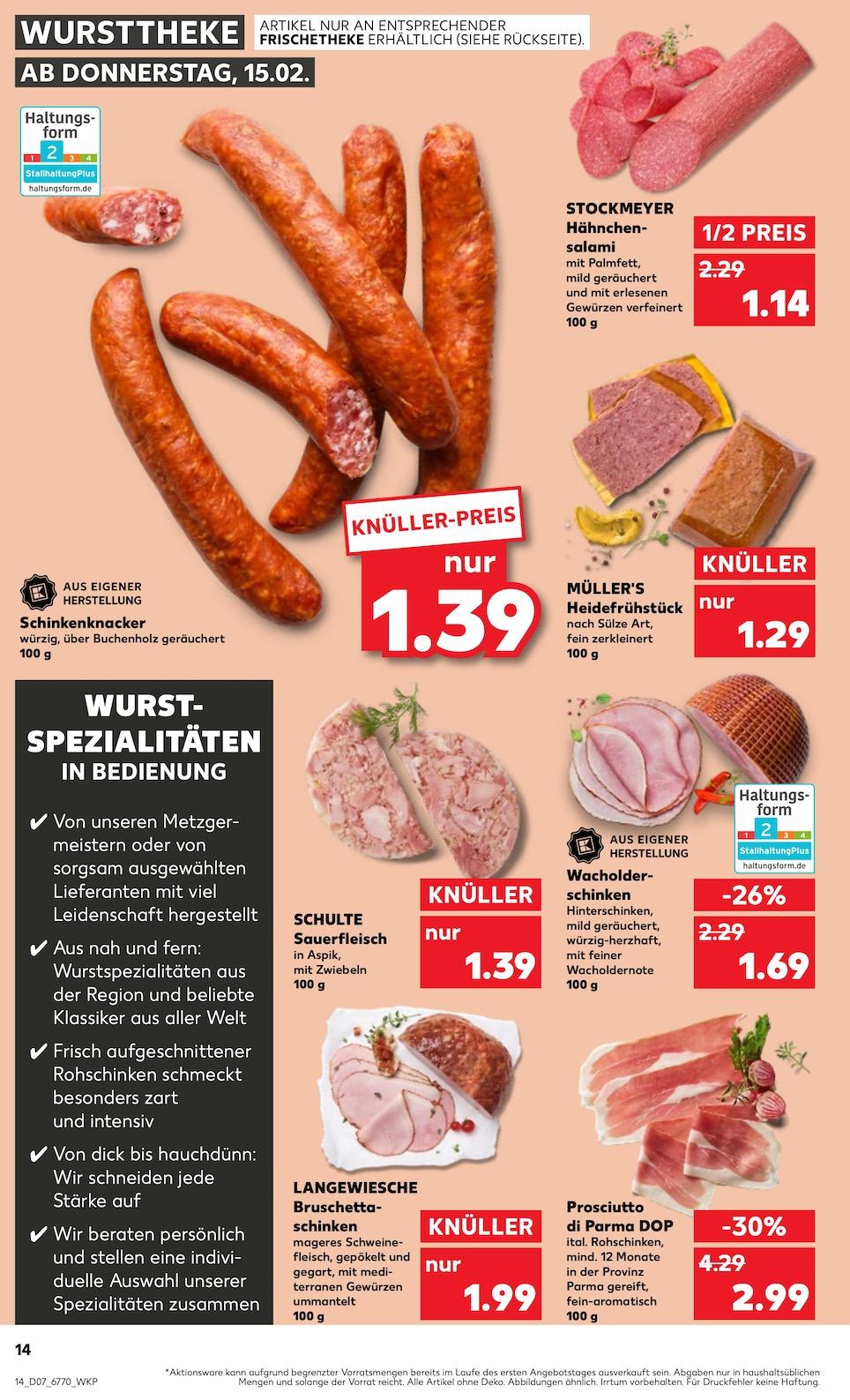 Kaufland Aktueller Prospekt ab Donnerstag Seite 14