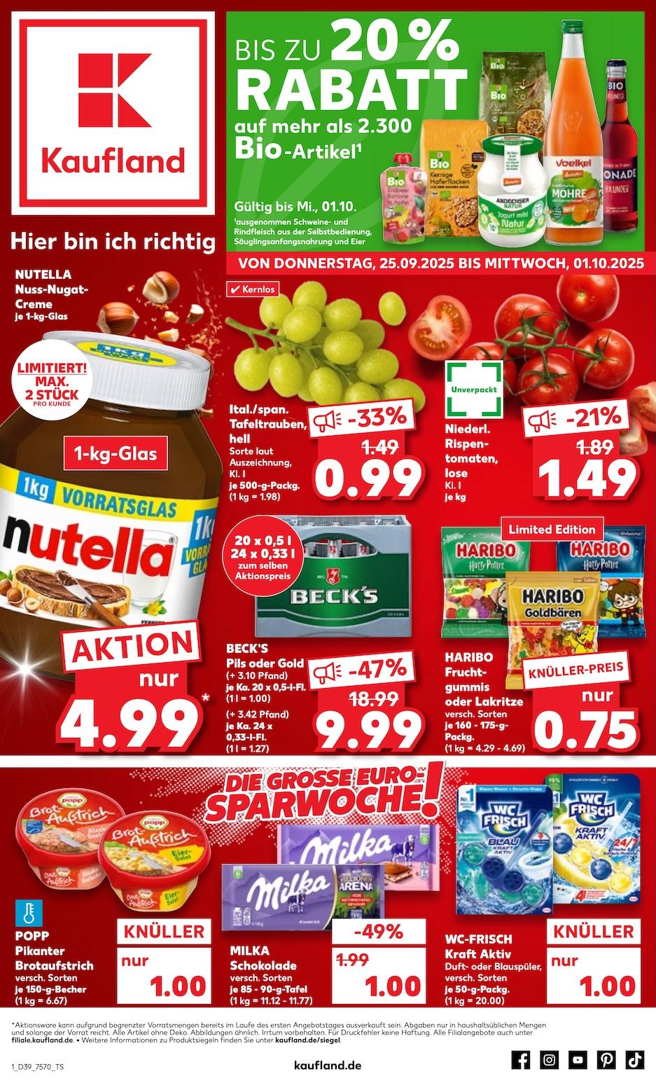 Kaufland Aktueller Prospekt ab Donnerstag Seite 1